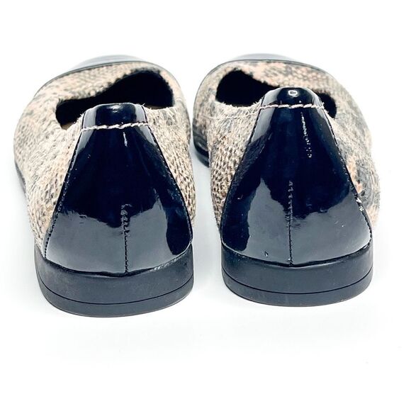 🍋 Clarks • NWOT Women’s Atomic Haze Patent Leather Snake Print Flats Size 6.5US - Picture 5 of 8